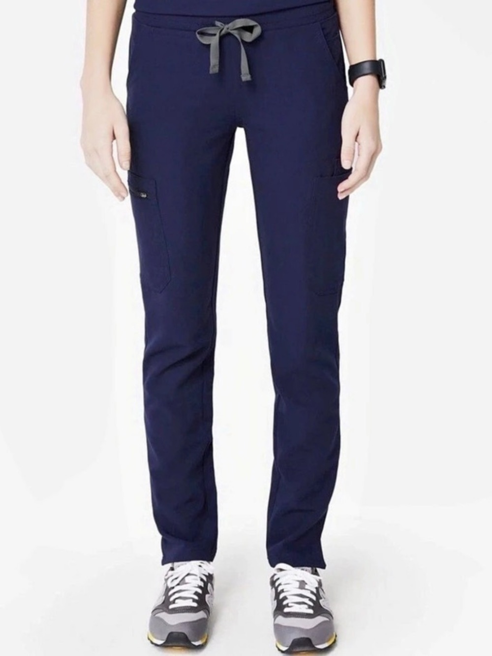 FIGS Yola Skinny Scrub Pants Navy Blue Pants Size Medium